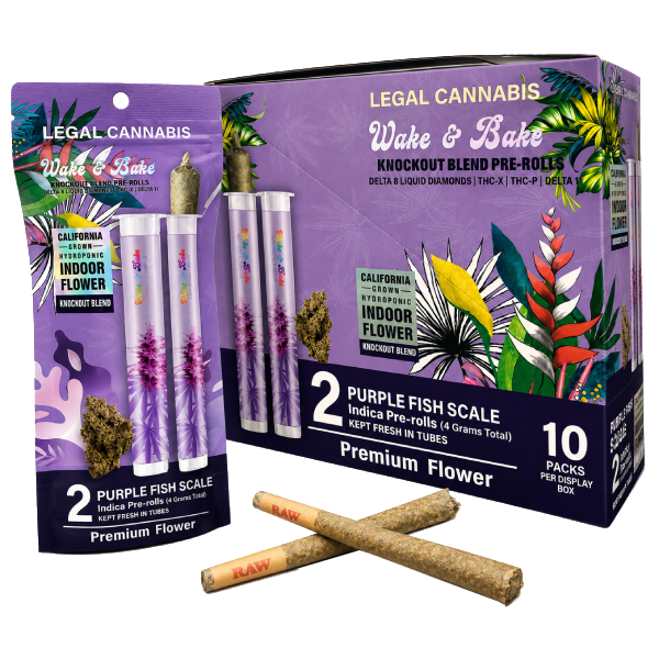 Wake&bake purple fish scale Wake&bake purple fish scale